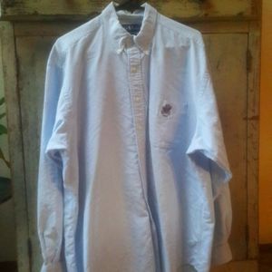 Ralph Lauren Teddy Bear Oxford blue stripes